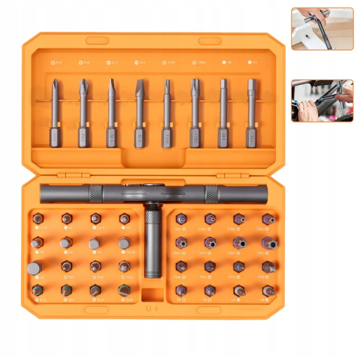 Sada přesných šroubováků Magnetické bity 42v1 Set