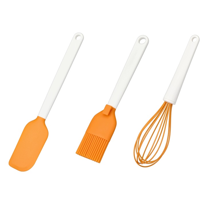 Fiskars Sada na dortové koláče Silikonová metlička štětec Stěrka