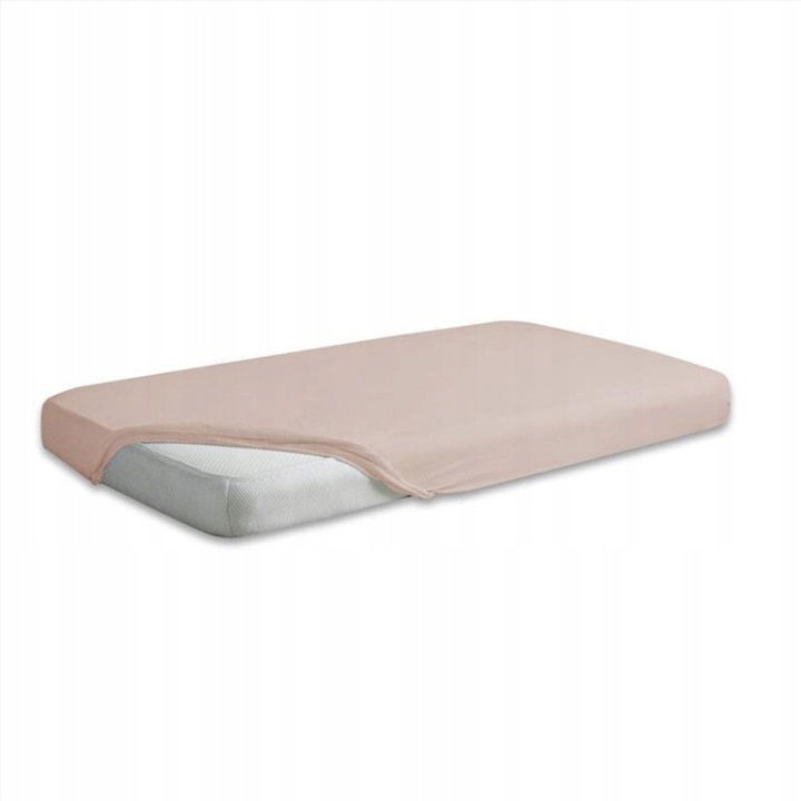 Prostěradlo jersey s gumičkou 220x200 béžové tmavé 16 Premium