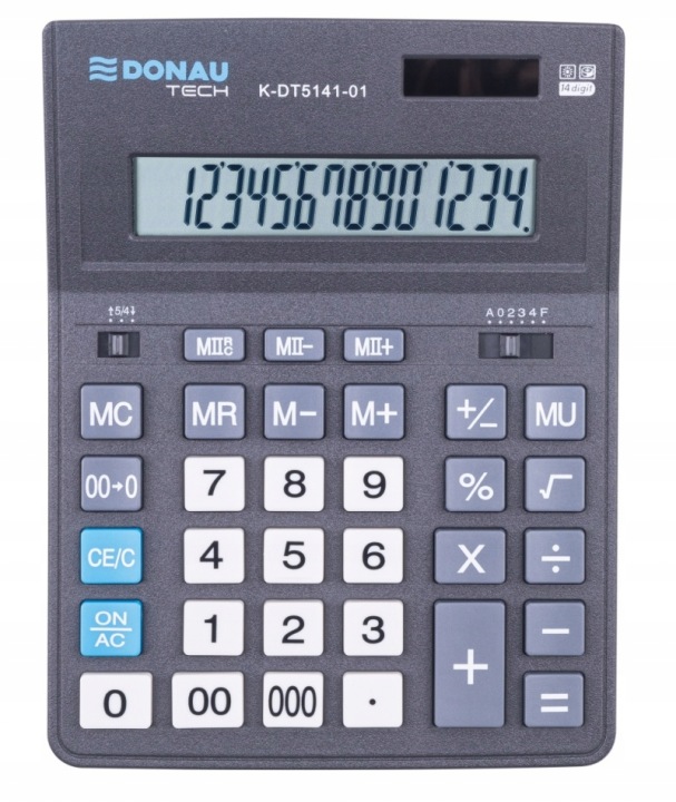 Калькулятор офісний OFFICE CI-CDB1401BK 14-цифр — фото 4