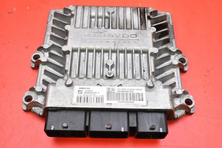 Bedienteil Computer DES MOTORS 9663607080 PEUGEOT 407 1 und 2.0 HDI 136 KM 04-10