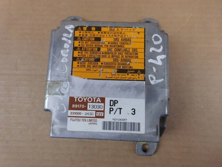 Toyota Corolla E120 Yaris und sensor airbag AIRBAG modul 89170-13030
