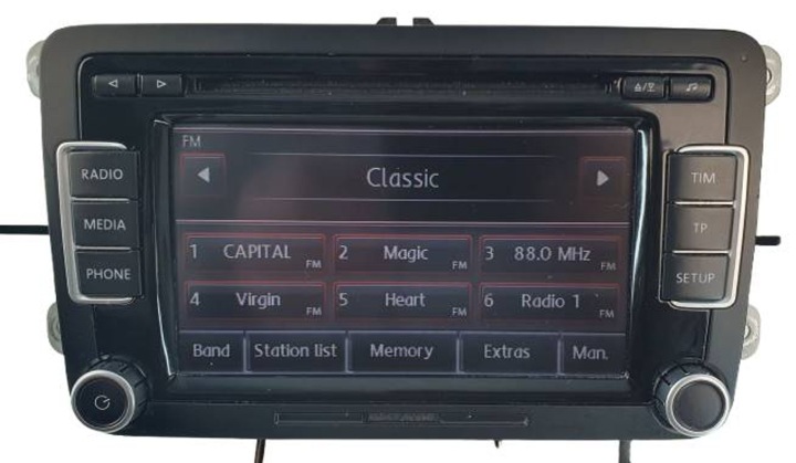 VW PASSAT B7 Golf 6 Tiguan Touran ekran radio CD MP3 SD KOD