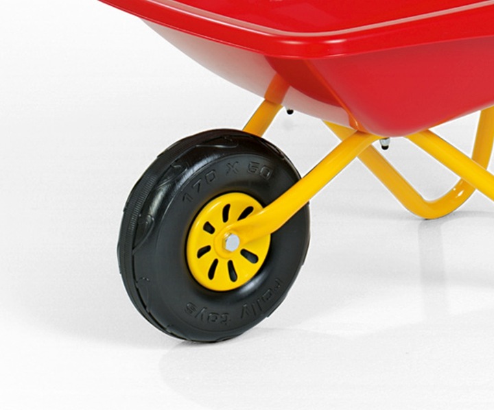 Тачка Пластикова сталева рама Червона до 15 кг Rolly Toys 270859 — фото 5