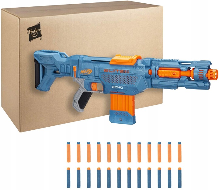 NERF ELITE 2.0 E9533 пускова установка Echo CS-10 + 24 стрілки — фото 6