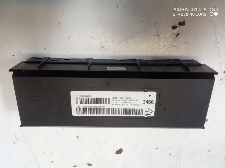 OPEL ASTRA J module air conditioning devices of the air conditioning 13583466