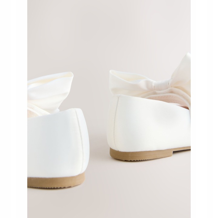 Next Bow satin flower святкові mary jane shoes — фото 5