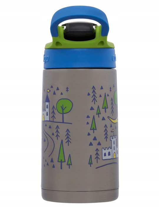 Пляшка для води CONTIGO EASY CLEAN 380 мл DRAGON дракон з трубочкою — фото 2