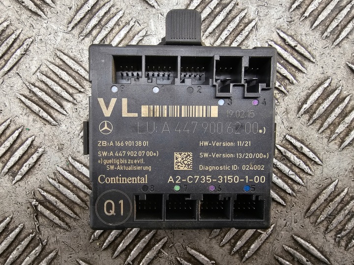 Mercedes-Benz V Class W447 modul Bedienteil Tür links BOK A4479006200