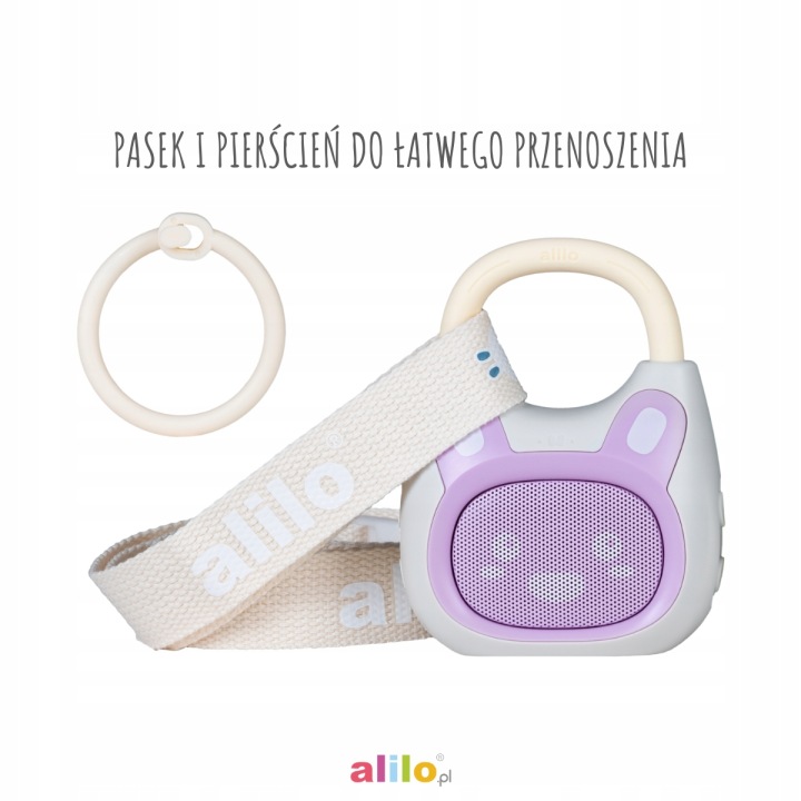 ALILO POCKET BUNNY K1 плеєр MP3 з BLUETOOTH фіолетовий польсько-англійський — фото 5