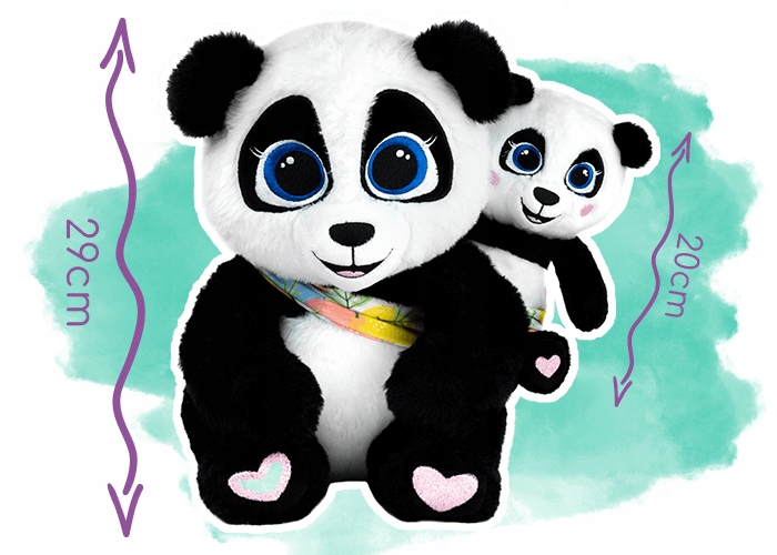 Інтерактивна панда MAMI і дитина панда BAOBAO HUGGY LUV TM TOYS 0372 — фото 6