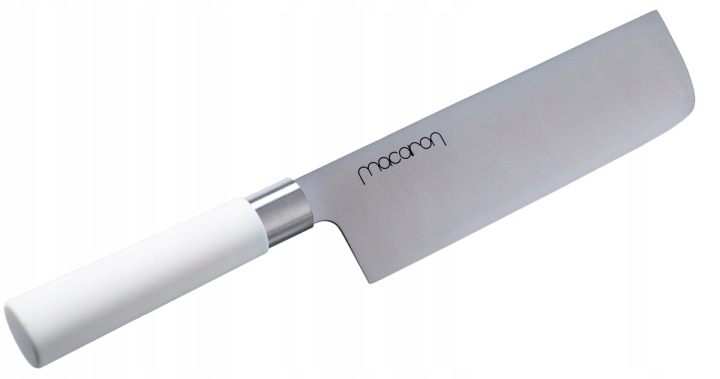 Nůž Na Sekání Satake Macaron White Nakiri na zeleniny 17 cm japonský