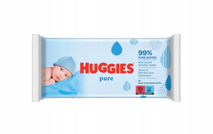 Huggies Pure Серветки вологі 56 шт. — фото 2