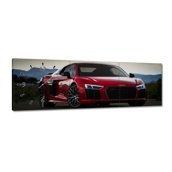 Hodiny 90x30 Audi Quattro Auto