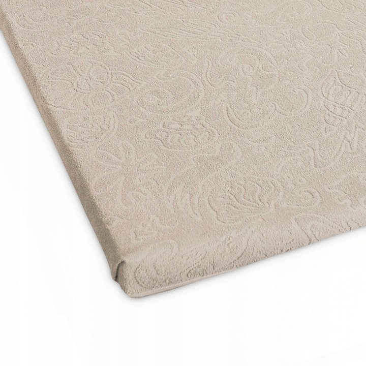Froté prostěradlo bez gumičky Tulipán 175x220 Zwoltex sépie Tlusté