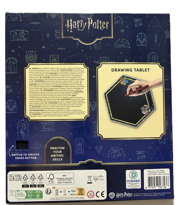 Планшет Дошка для малювання LCD Harry Potter чарівна дошка Для Малювання — фото 2