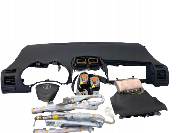 TOYOTA AURIS and 07r dashboard console tension belts airbag airbag roof airbag
