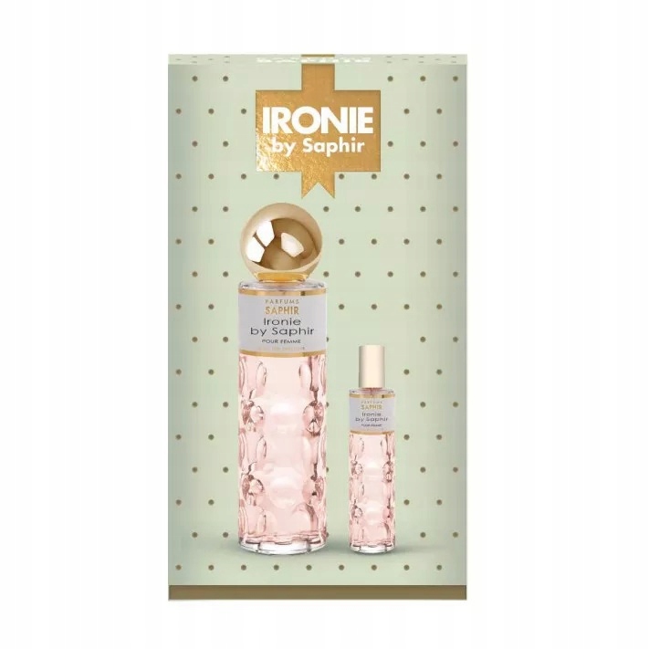 parfums saphir ironie by saphir woda perfumowana 200 ml   zestaw  