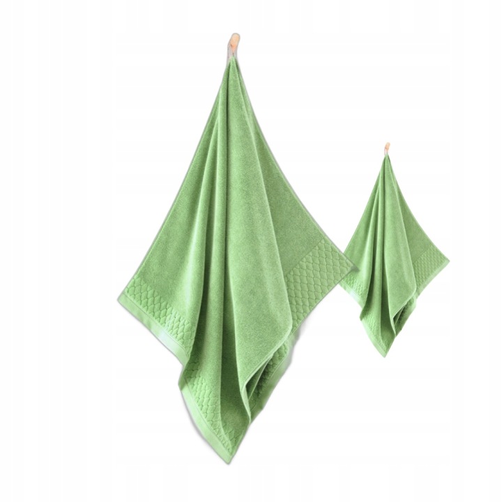 Zwoltex Carlo Ab komplet ručníků zelený ručník 50x100 70x140