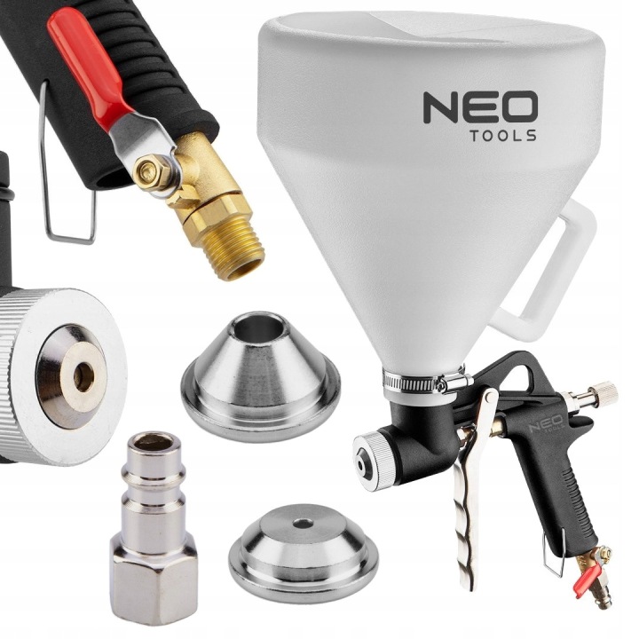 Pistole Na Omítání Malování Stěn 4,7 L 3 Trysky Neo Tools