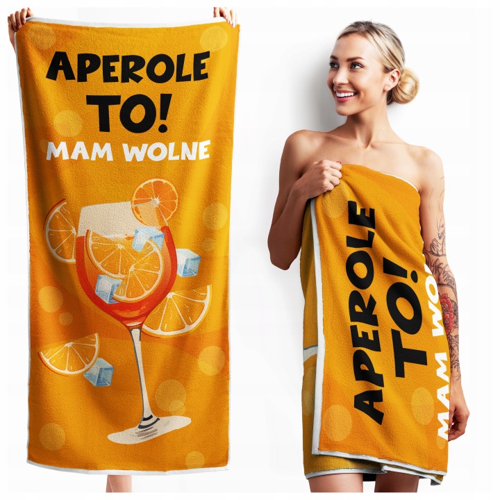 Plážový Ručník Aperole Mám Volný Aperol