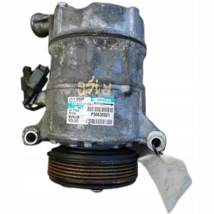 VOLVO XCV60 2.4D D5244T14 087601010B4 P30630921 compressor; of the air conditioning