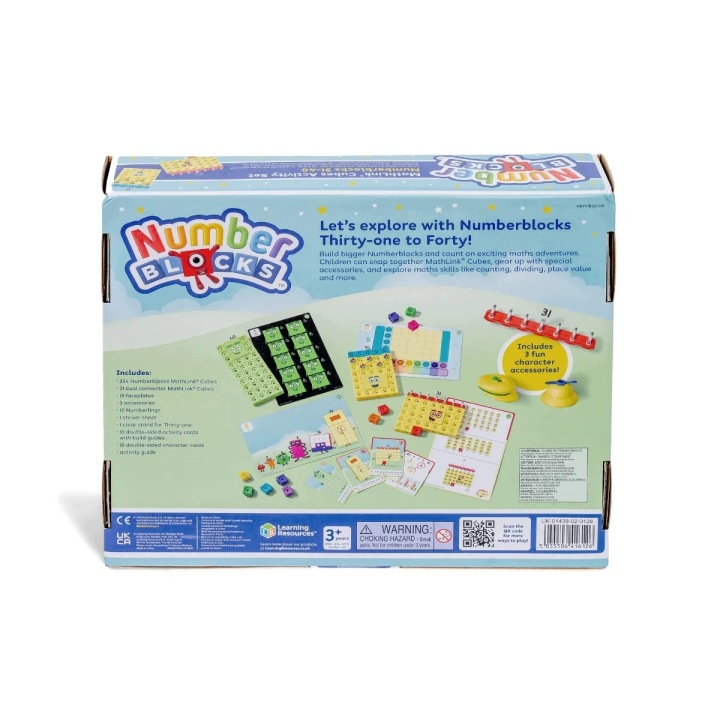 Конструктор MathLink Numberblocks 31-40 Набір Навчання лічбі Для Дітей 3+ — фото 6