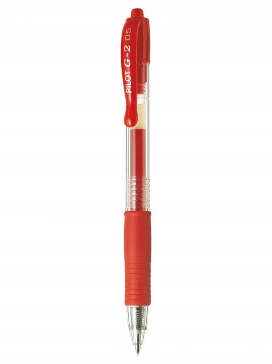 Ручка автоматична гелева Pilot G2 Червоний BL-G2-5-R