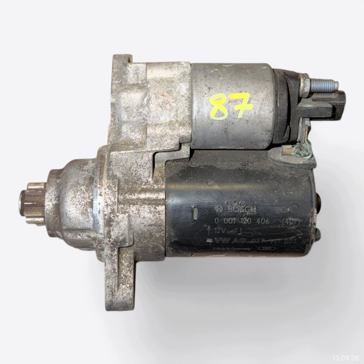 startér STARTER originál VW VOLKSWAGEN AUDI SKODA SEAT 02T911023R