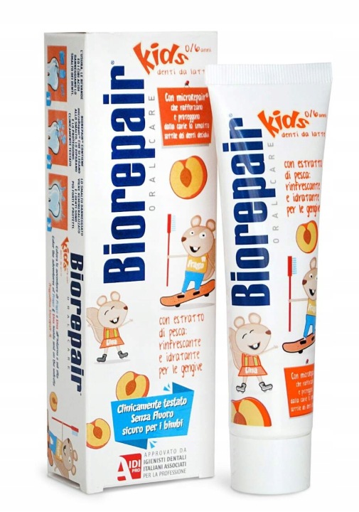 Biorepair Kids 0-6 років Зубна паста персик 50 мл