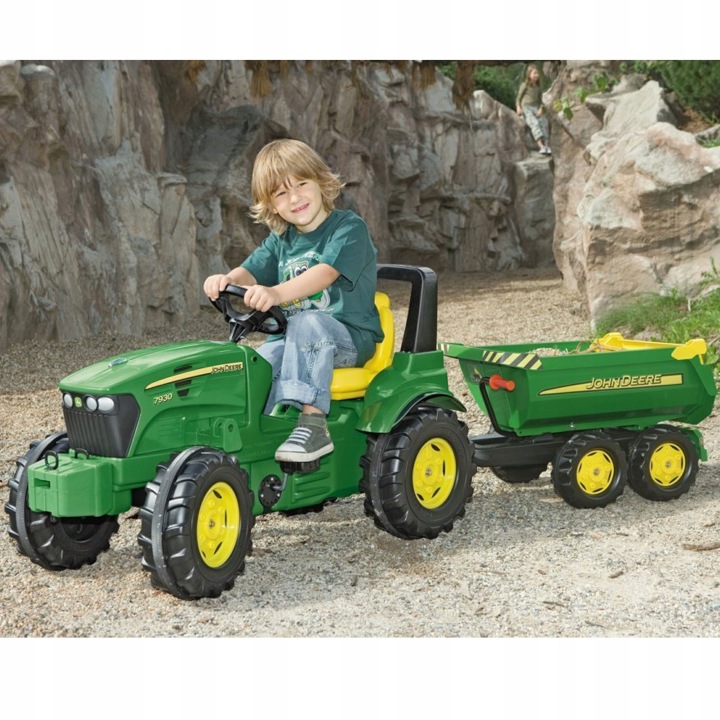 PRZYCZEPA JOHN DEERE WYWROTKA DO TRAKTORA ROLLY TOYS RollyTrailer HALFPIPE Marka Rolly Toys