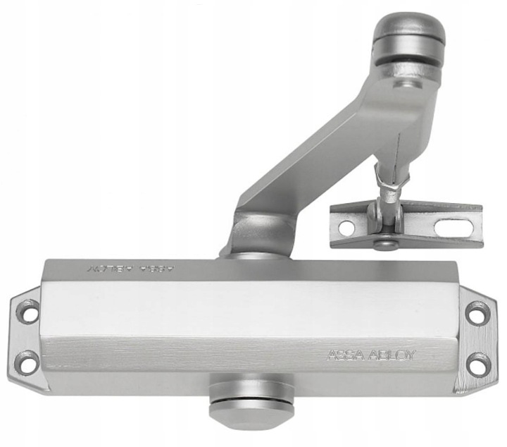 Samozavírač dveří Assa Abloy DC110 s ramenem, stříbrný