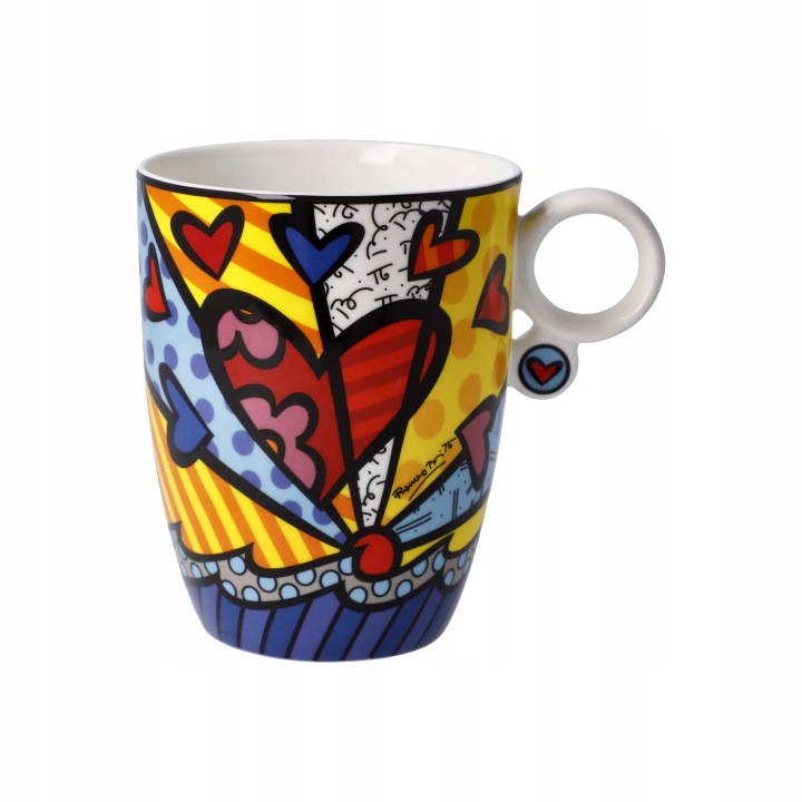 Goebel Romero Britto New Day Hrnek na Valentýna
