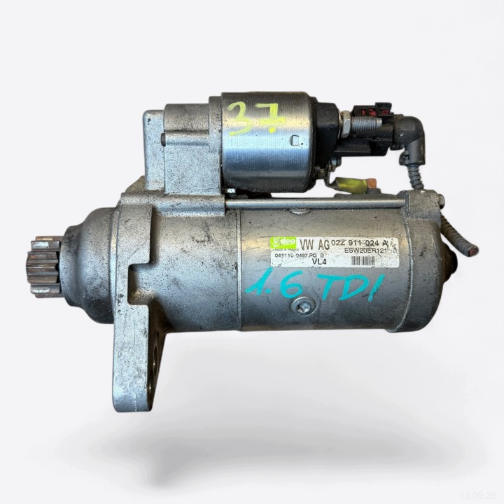 startér STARTER originál VW VOLKSWAGEN AUDI SKODA SEAT 02Z911024A