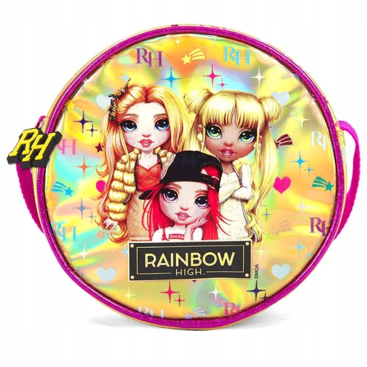Сумочка дівчача Rainbow High Perletti на плече кругла 13281 17 см