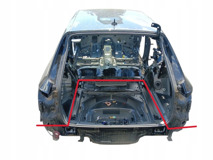 Gurten hinten LADEBODEN AUDI A4 B9 KOMBI LAK: LY9B (15-19)