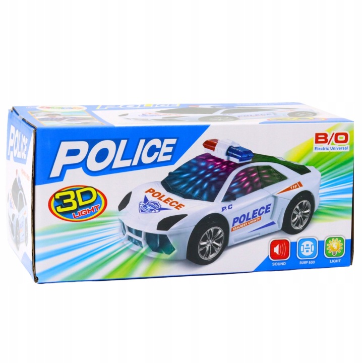 Авто поліцейське іграшка для дітей Lean Toys — фото 3