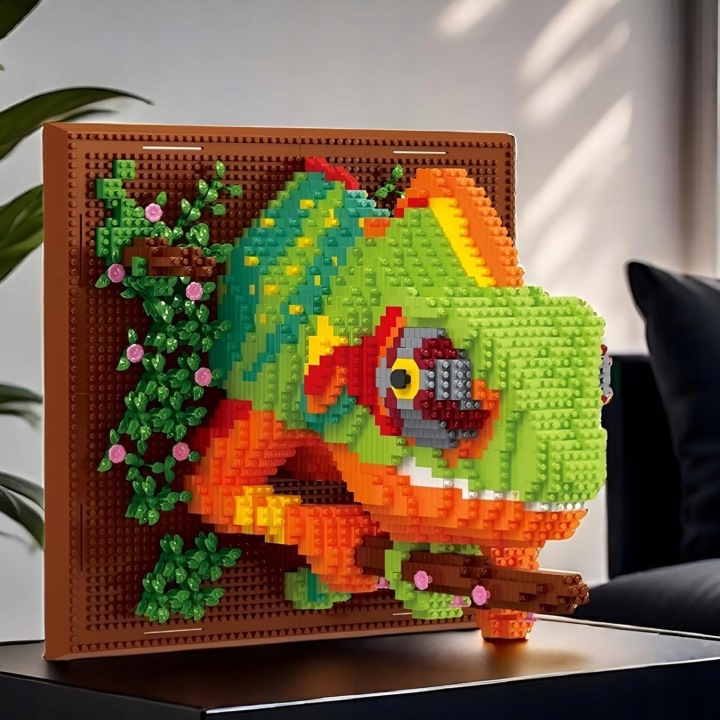 KLOCKI KAMELEON 3D декорація реалістичний візерунок для вітальні спальні кабінету — фото 3