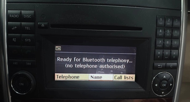 RADIO CD MERCEDES W245 W169 A1698705894