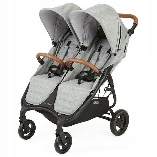 Valco Baby Snap Duo Trend Sport - для двійні візок прогулянковий | Сірий Меланж
