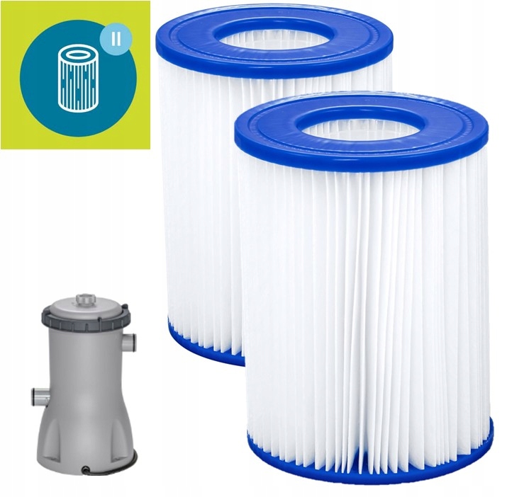 Sada pro filtr bazénového čerpadla typ 2 58386 13 cm, kulaté, silné, originální