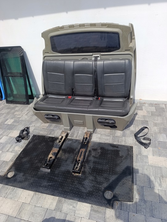 VW T5 T6 ZABUDOWA HOLENDERSKA HOLENDERKA SCIANA GRODZIOWA FOTELE bőr