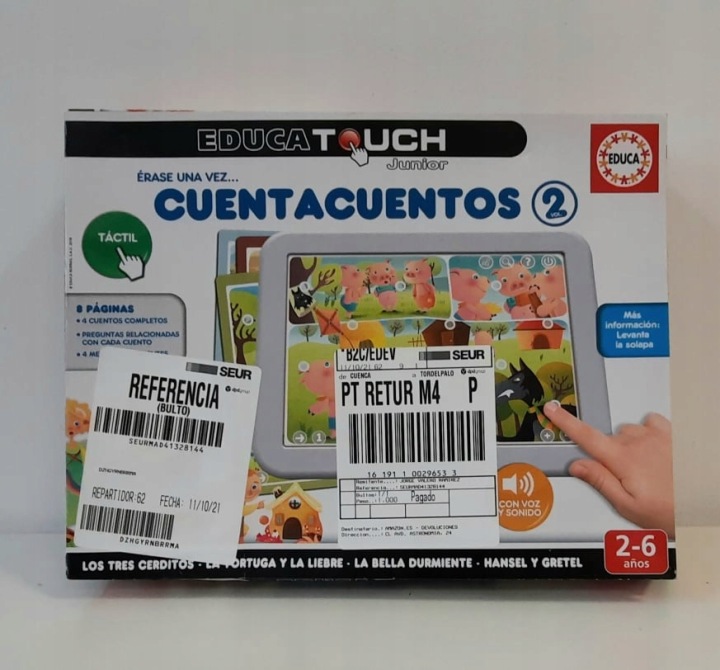 Educa Touch Junior 15438 гра розвивальне навчання англійської для дітей