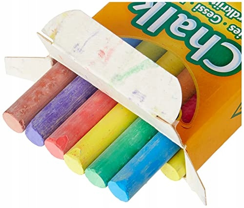 Crayola безпилова крейда для асфальту 12 кольорів 3+ — фото 9