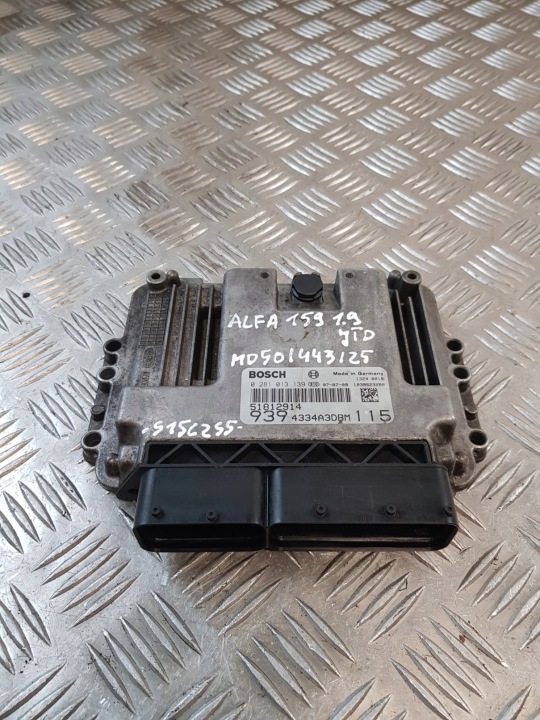 control unit of the engine 51812914 0281013139 ALFA ROMEO 159 1.9 JTD 07R