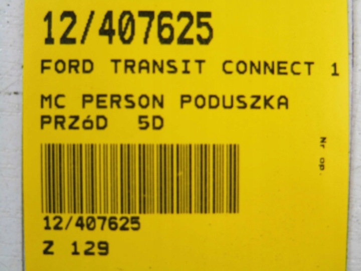FORD TRANSIT CONNECT MK1 Mc személy párna elülső 8