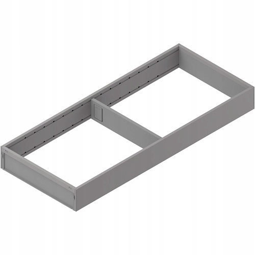 BLUMZC7S550RS2AMBIA-LINE rámečky do zásuvky, Merivobox, délka 550 mm, šedá matná barva