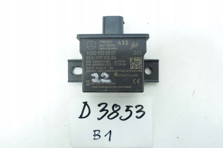 Module Pression Pneumatiques, Pneus MERCEDES A0009000807