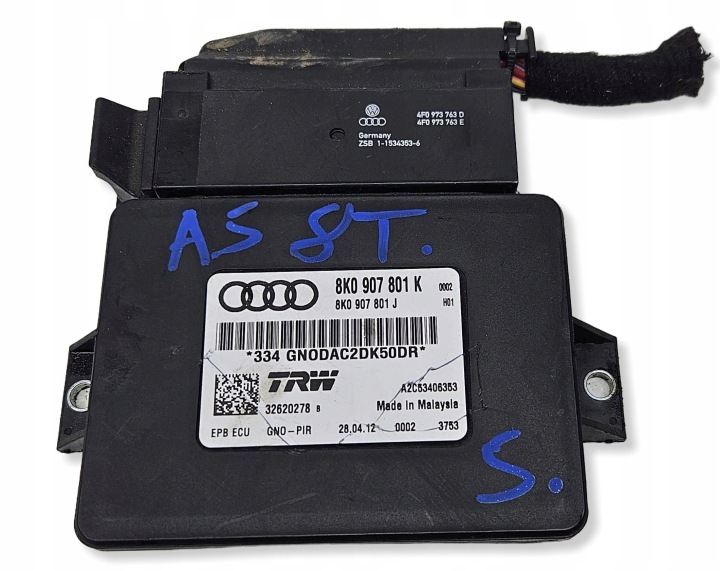 Audi A4 S4 B8 8K A5 8T Q5 8R steronik modul elektrische Parkbremse 8k0907801k
