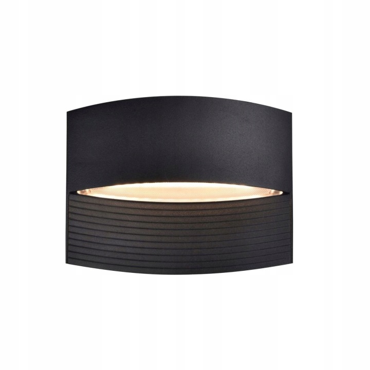 Nástěnná Led lampa Lotus černá Lutec